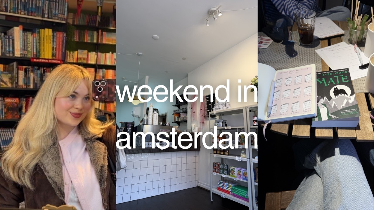 weekend in amsterdam: bookclub meetup, date day, and cozy reset