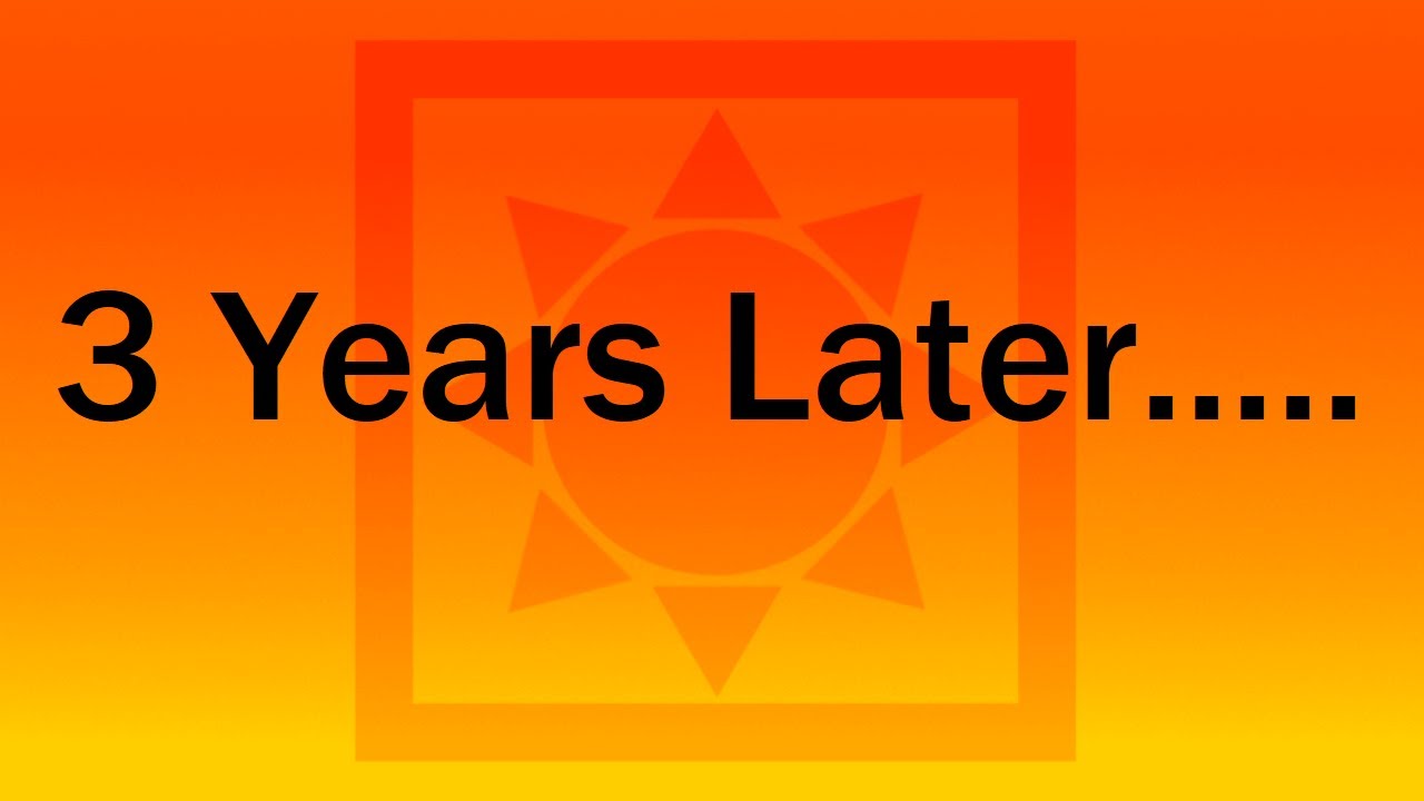 Geometry Dash: Sunset Sandstorm, 3 years later