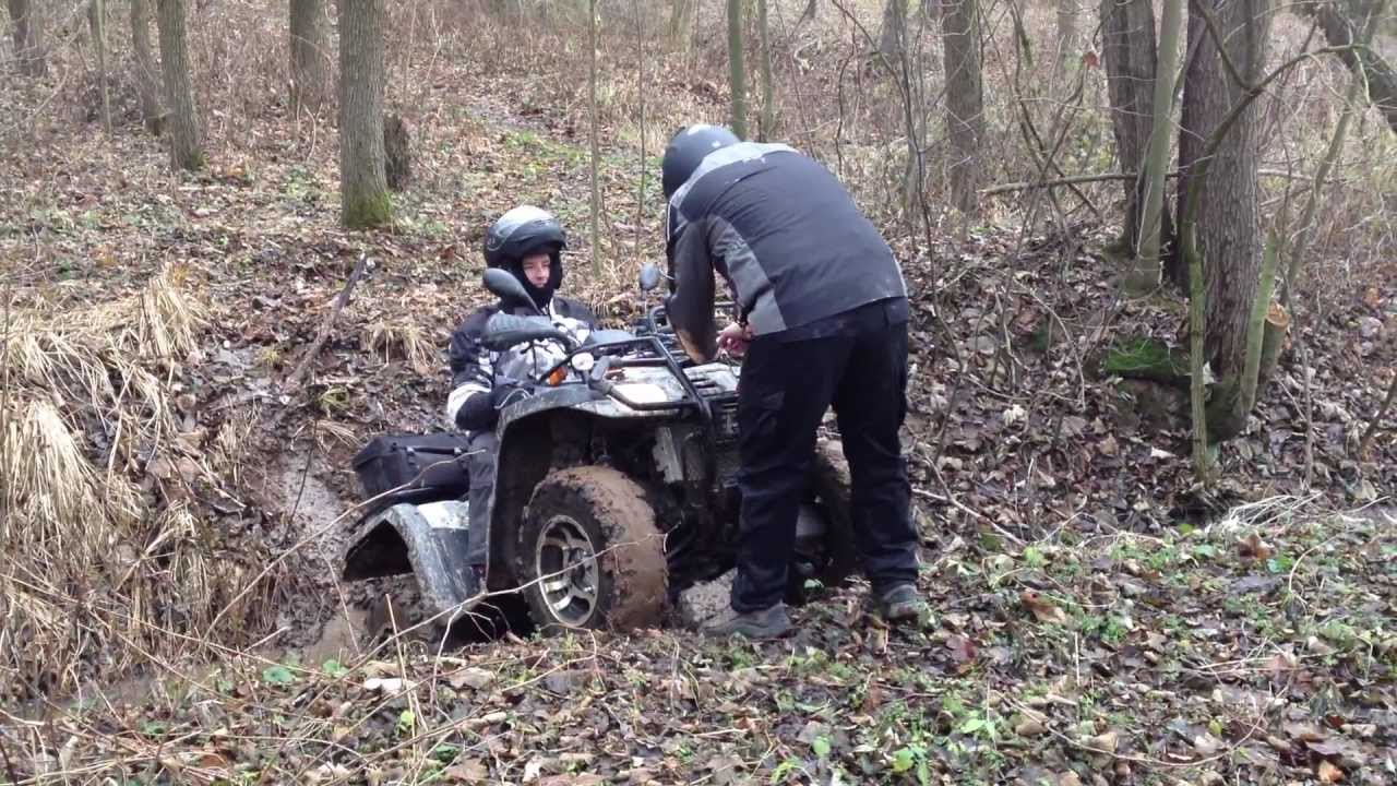Uvíznutí ATV Delta Force 300