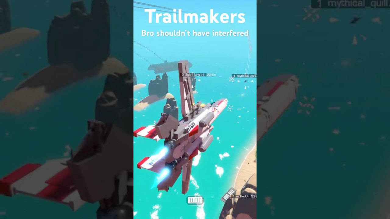 Trailmakers - I Bet the F-14 made him regret that!#trailmakers #military #aviation #fighterjet #f14