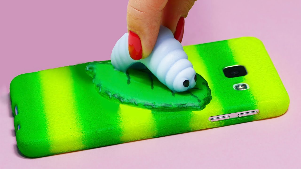 АНТИСТРЕСС ЧЕХЛЫ ДЛЯ ТЕЛЕФОНА DIY | ЛАЙФХАКИ ДЛЯ ХЕНДМЕЙДА 5-МИНУТНЫЕ ИДЕИ