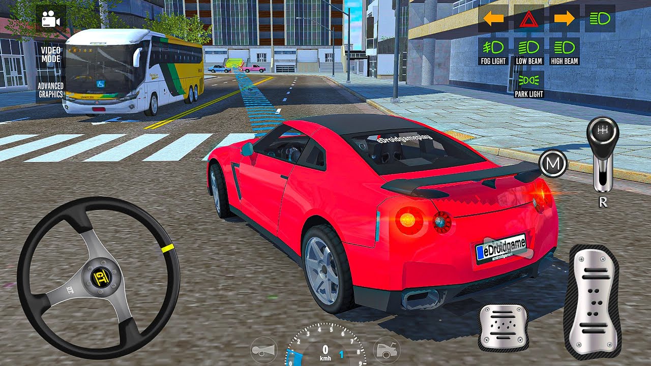 Car Traffic Driving 2026 3D: Nissan GT-R Japanese car city driving & parking 