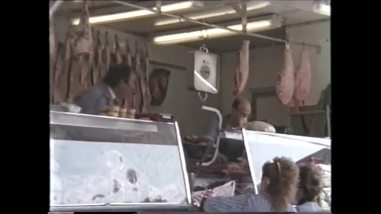 Farnworth Market in 1992, Tony James: meat auctioneer