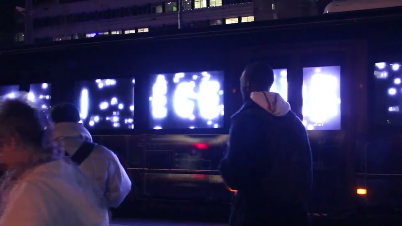 Lumibus - Expérience lumineuse itinérante à Lyon