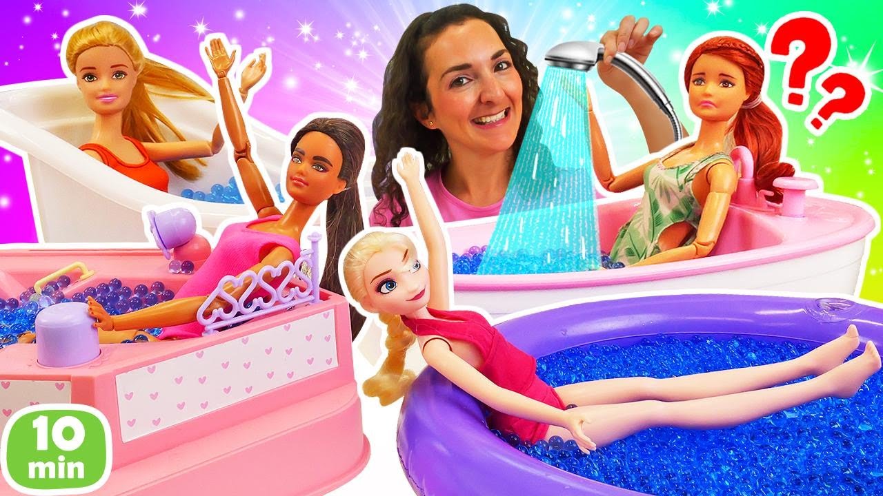 Le nuove avventure di Barbie Federica nel Castello Fiabesco! Video e giochi con bambole per bambini