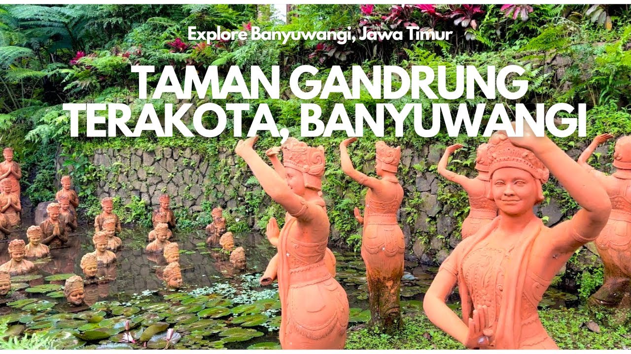 Uniknya Taman Gandrung Terakota di Banyuwangi Jawa Timur  #wisatabanyuwangi #tamangandrungterakota