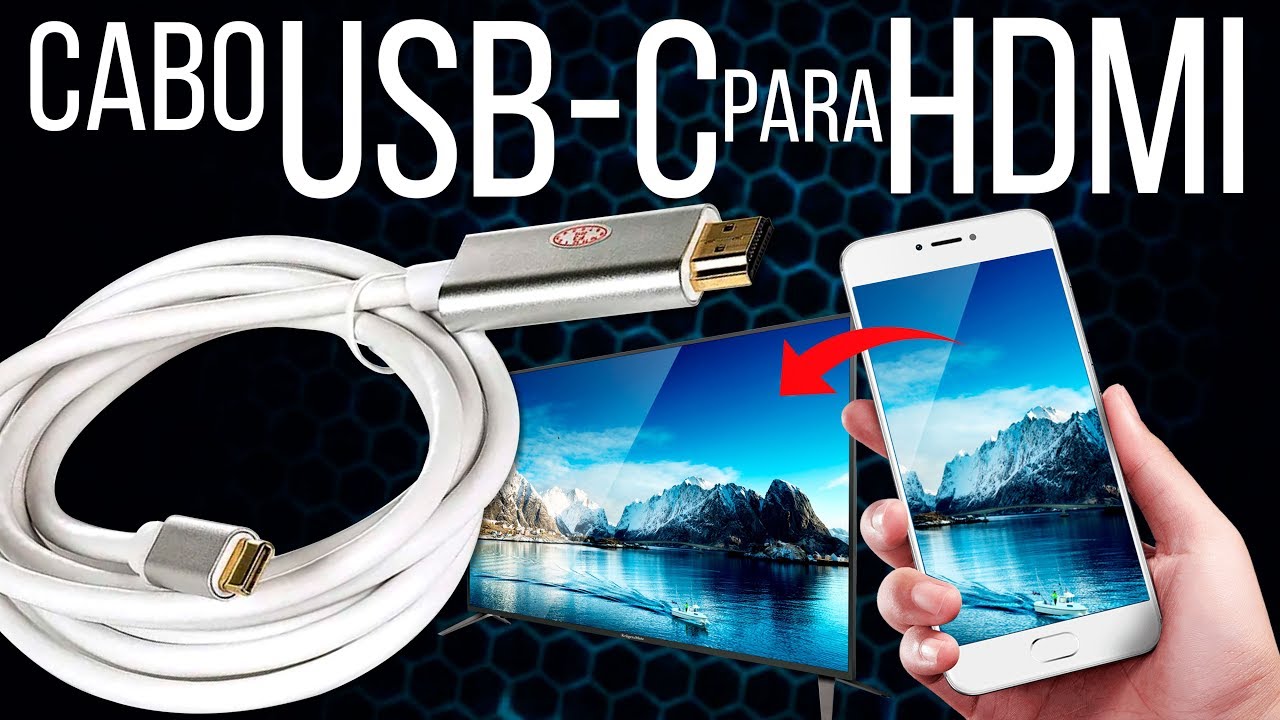 Cabo USB C para HDMI | Como compartilhar a tela do Celular na TV