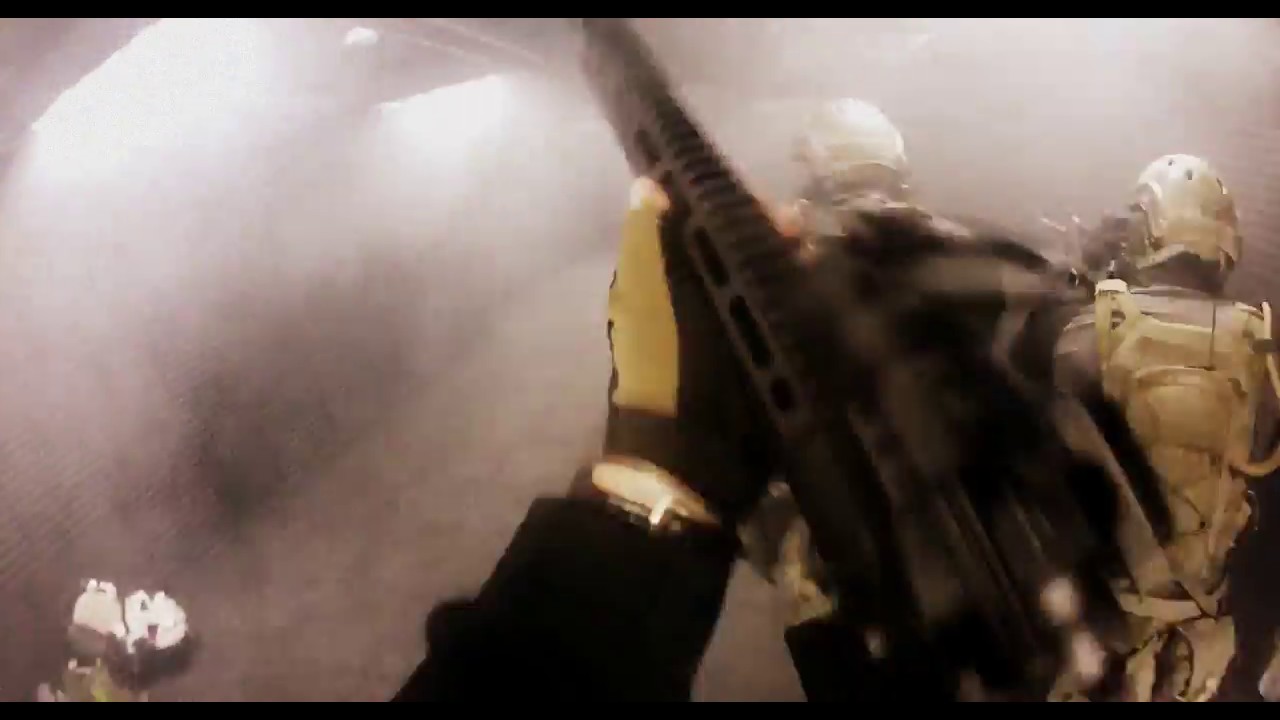 SGO CQB practice using UTM ammo at MoST Range Killing house