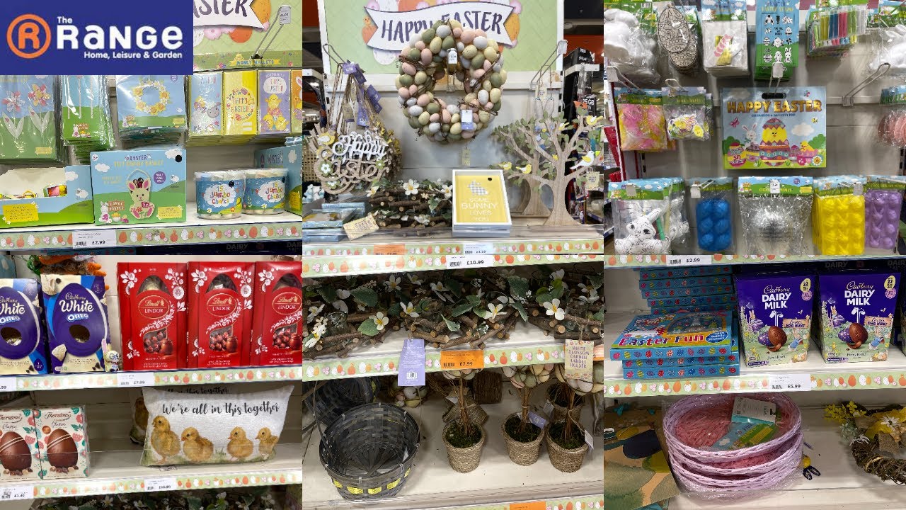 THE RANGE EASTER COLLECTION WITH PRICE 2022 | RANGE SHOPPING HAUL | TRAVELANDSHOP WITH ME