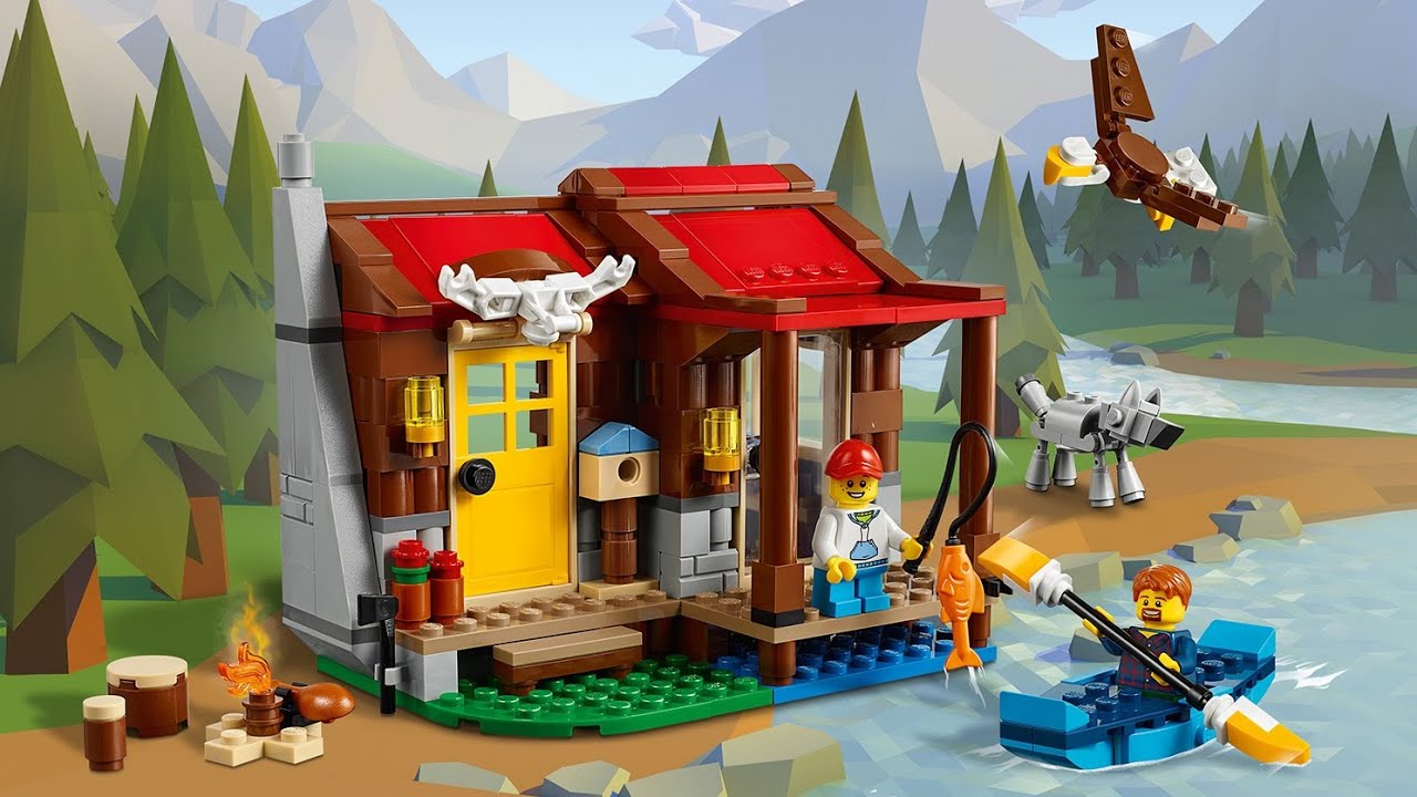 Lego Outback Cabin 11398 - speed build
