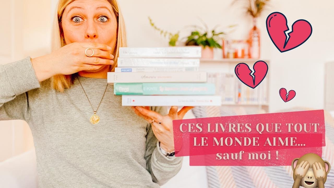📚 Ces livres que tout le monde aime… SAUF MOI ! 💔