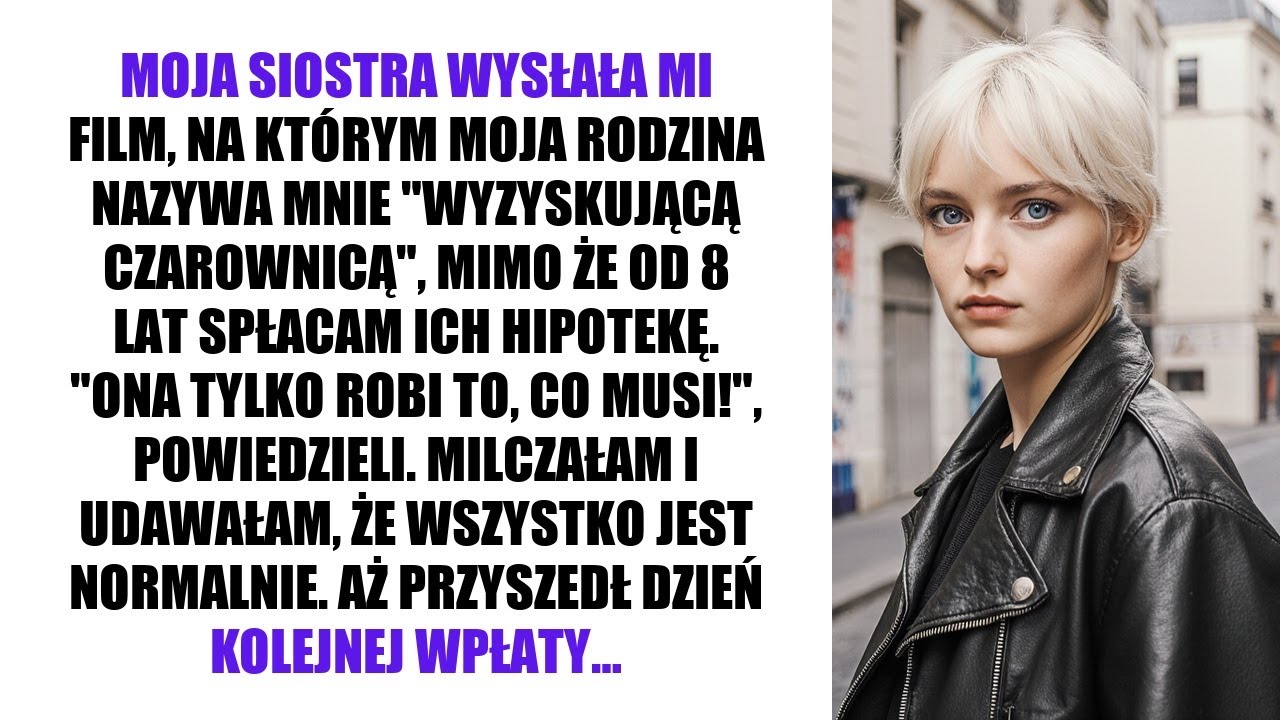 MOJA SIOSTRA WYSŁAŁA MI FILM, NA KTÓRYM MOJA RODZINA NAZYWA MNIE 