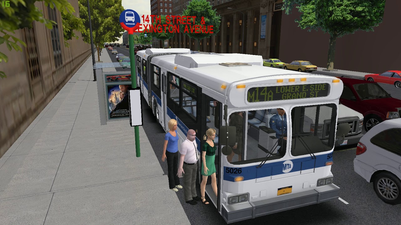 OMSI 2: NEU Remastered 0.7 | Rt: M14A | Rogiers Square → L.E.S-Canal St | D60HF