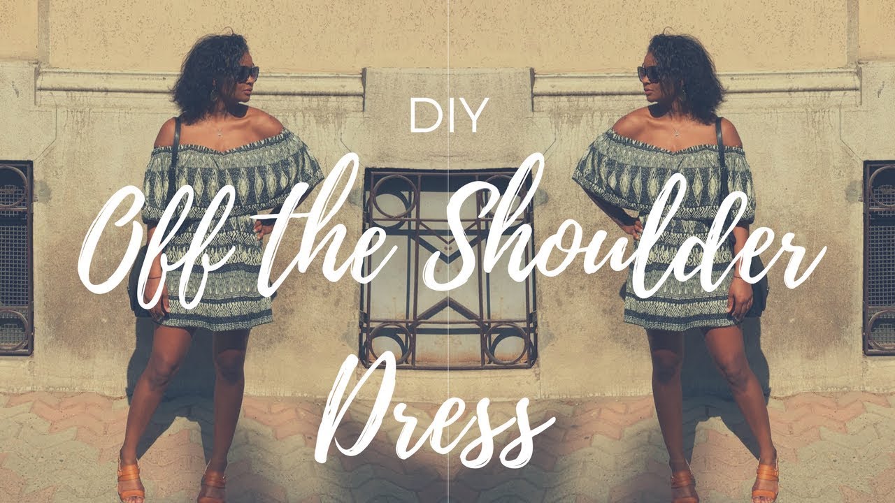 DIY: Off the Shoulder Dress (EASY)