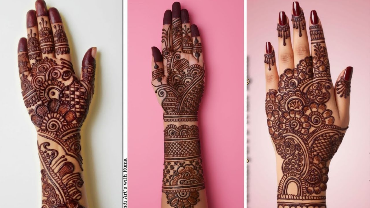 Best Mehndi Designs for Front & Back Hand | Full Hand Henna Stepwise Guide | Long Mehndi Design 2025