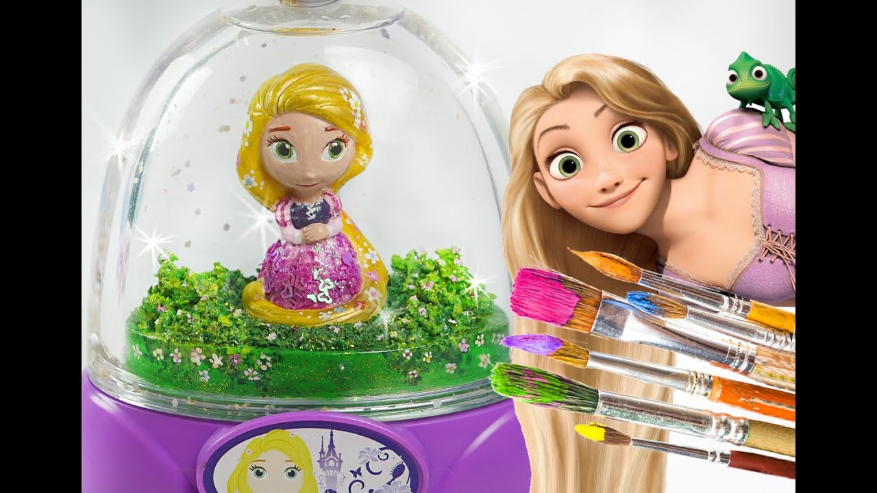 Rapunzel Glitzi globes inspired / paint your own glitter dome - roziberry