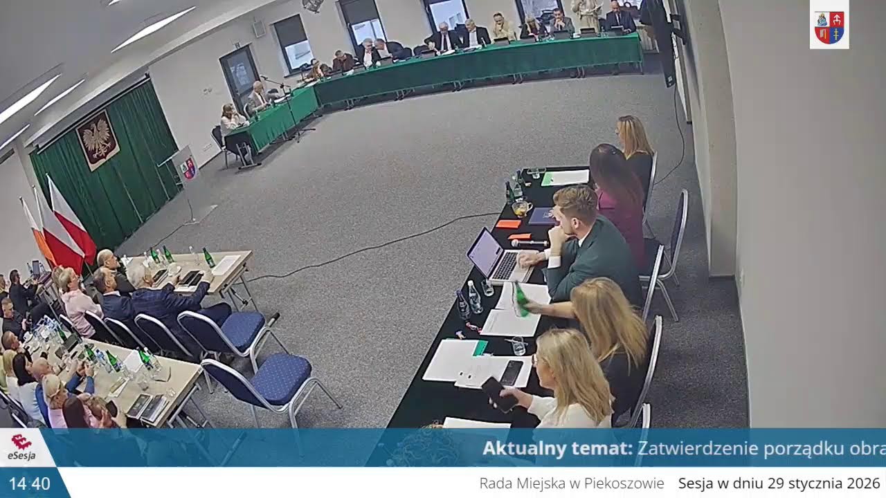XXIV Sesja Rady Miejskiej w Piekoszowie 29.01.2026 r.