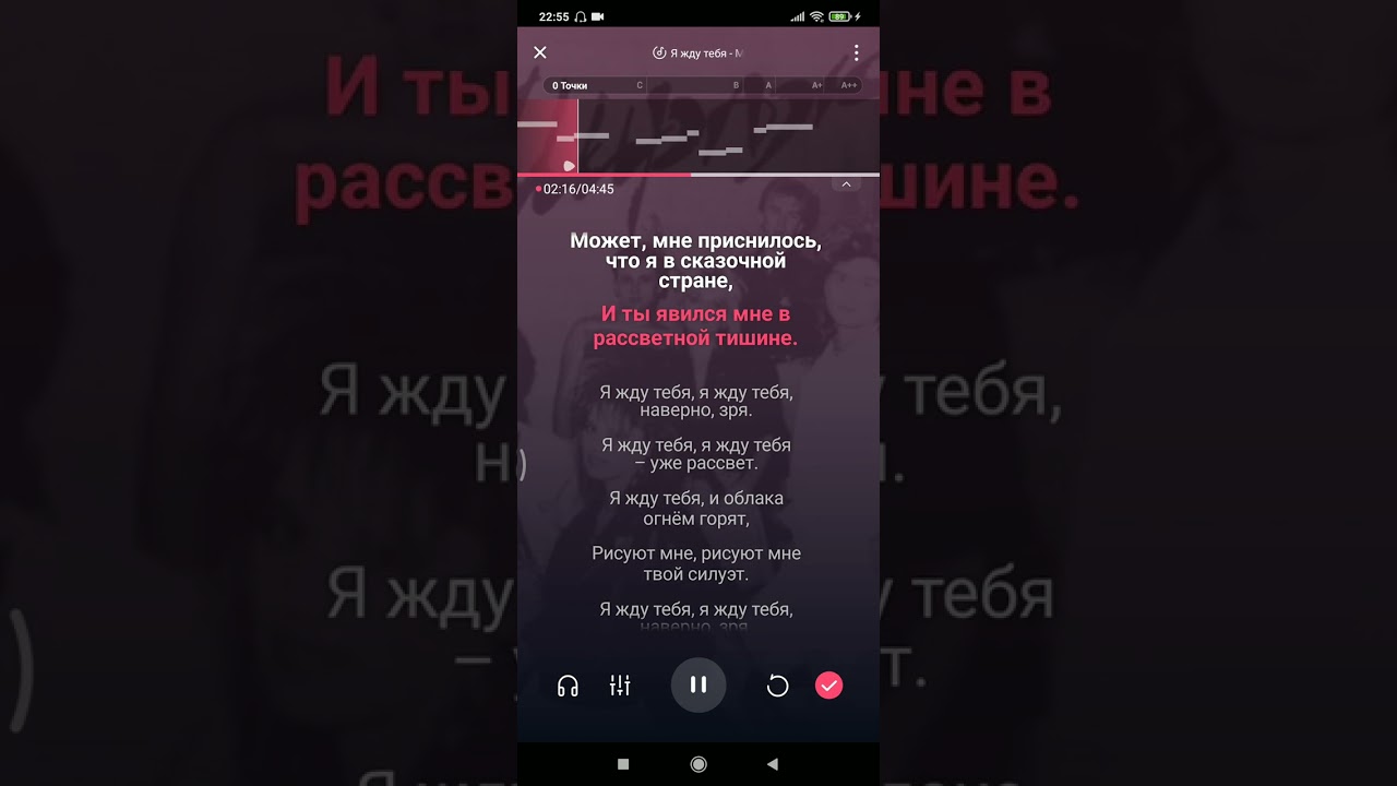 Караоке - Я жду тебя (Мираж)