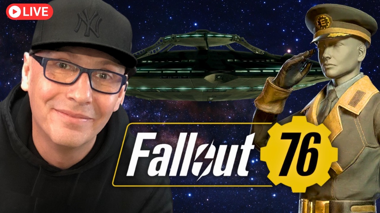 Fallout 76  🔴 Enklave Raumschiff - SpeedBuild #livestream #tippsundtricks #spacship