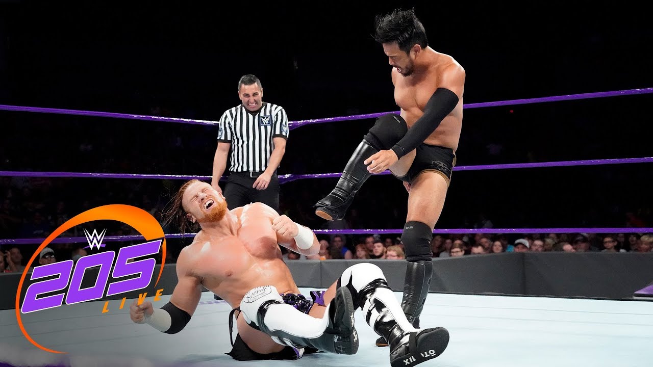 Мустафа Али против Бадди Мерфи против Хидео Итами: WWE 205 Live, 19 июня 2018 года