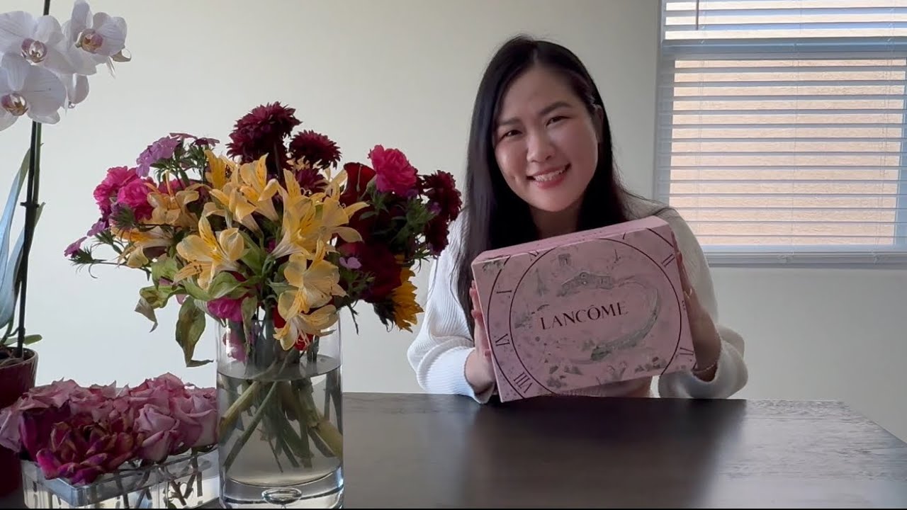 Unboxing Lancôme gift set with me ✨🫶
