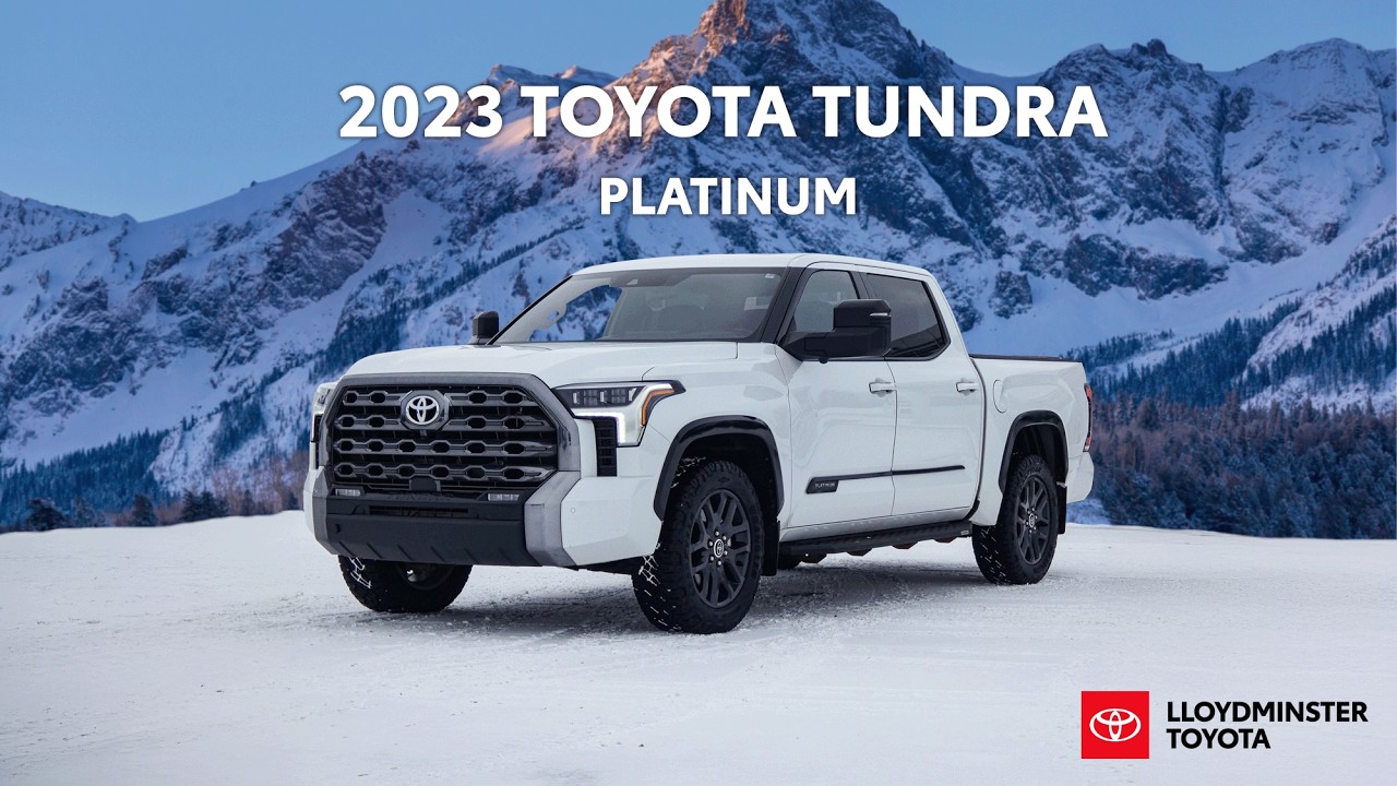 Walkaround: 2023 Toyota Tundra Platinum in Wind Chill Pearl with JC