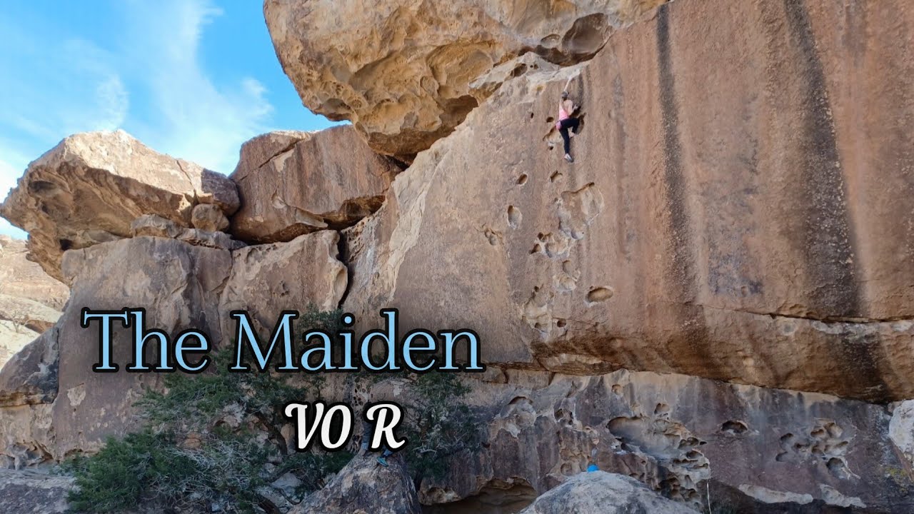 The Maiden**** (V0 R) Flash - Hueco Tanks