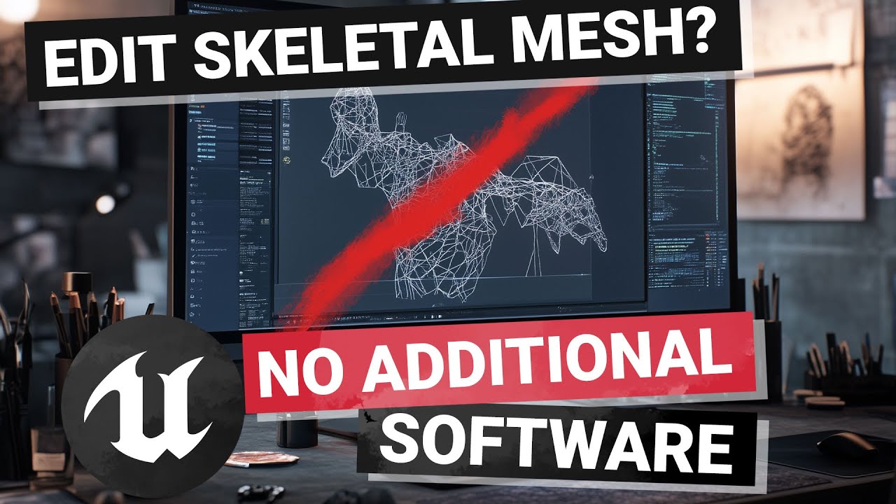 Edit Skeletal mesh DIRECTLY in Unreal Engine - Tutorial
