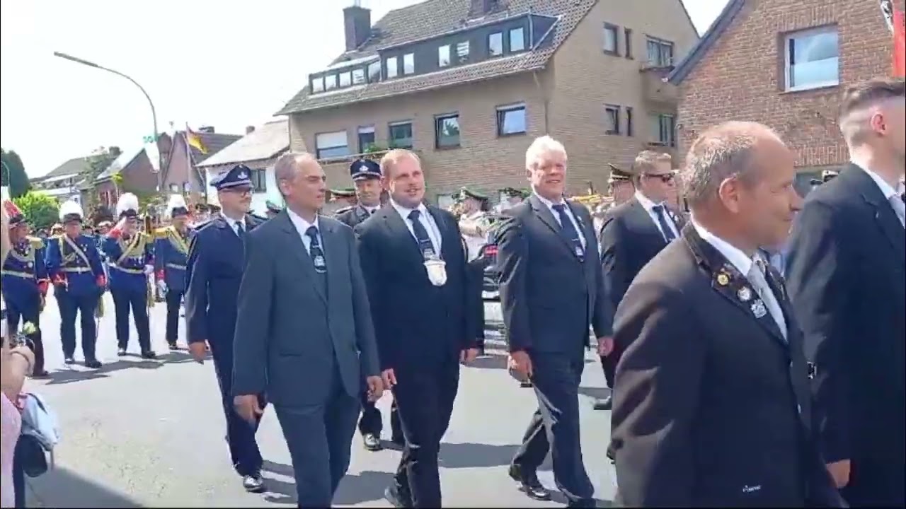 Schützenfest 2024 Rosellerheide-Neuenbaum: Regiment Abnahme am 23. Juni 2024