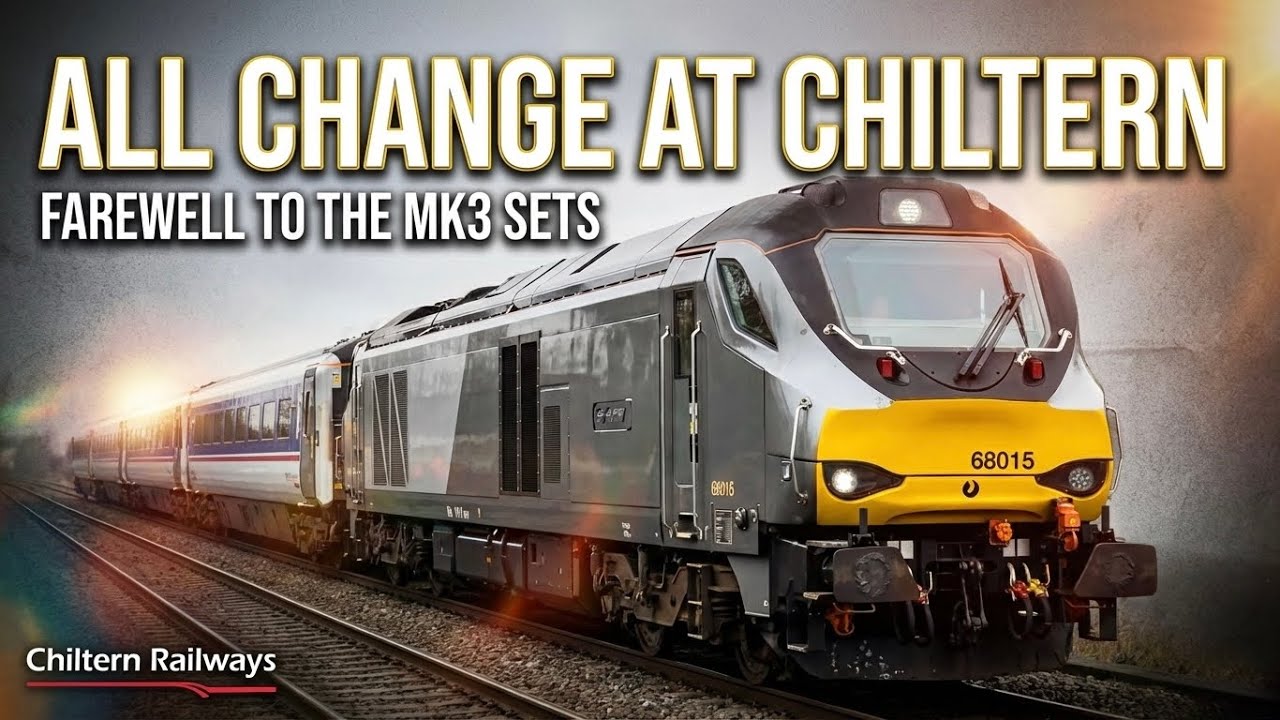 All Change at Chiltern Railways - Farewell to the Class 68 & Mk3&rsquo;s & in the with the new! 