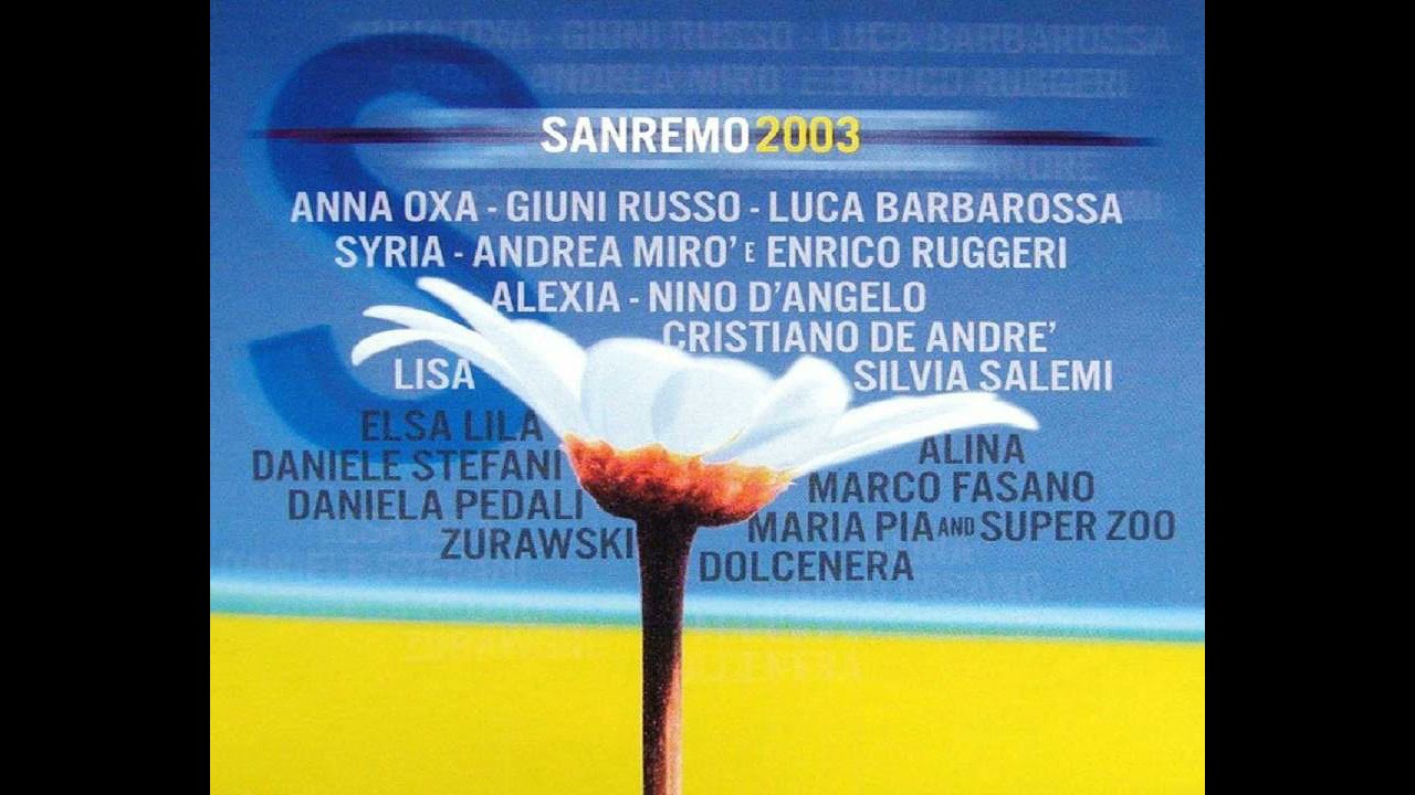 Le canzoni di Sanremo 2003
