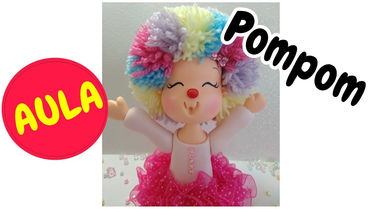 Palhacinha pompom | AULA DE BISCUIT