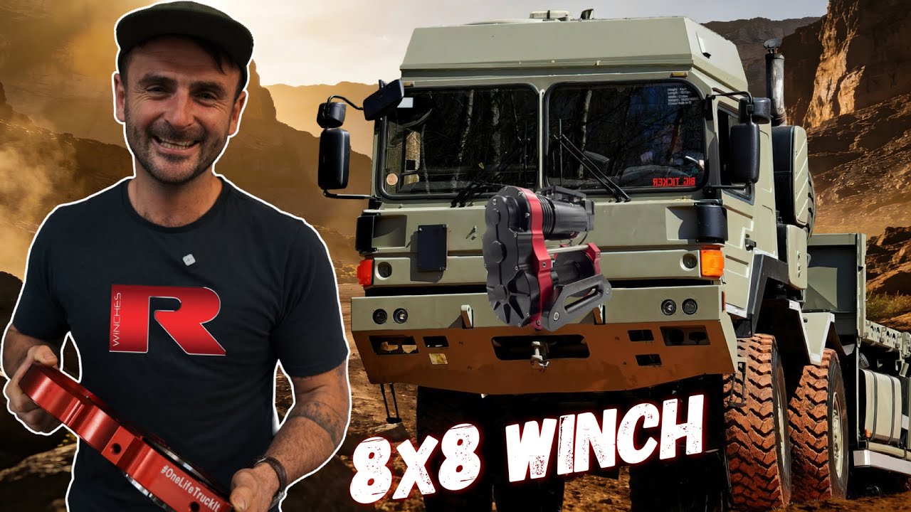 Finding The Best Winch For Our Overland 8x8 Drive Around The World