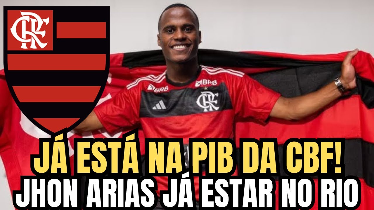 🚨PLANTÃO URGENTE!O HOMEM CHEGOU AO RIO NA MADRUGADA PRA ASSINAR COM MENGO!SEJA BEM VINDO JHON ÁRIAS 