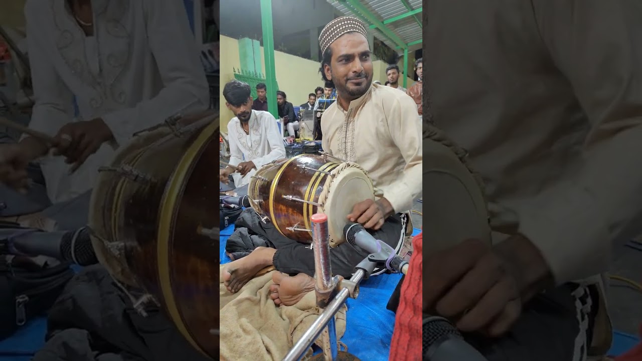 Nasir dholak Bangalore Nagma karam ka madsan saqa ka markaz aata Sarapa janab Zehra Best Dholak play