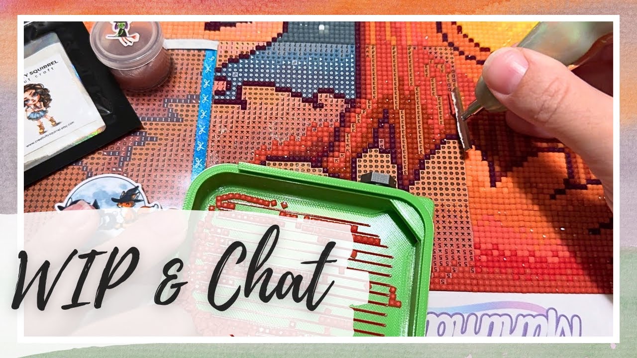 WIP and Chat - What's happening to JoAnn's? Plus, chatting about craft fatigue and Trunk or Treat
