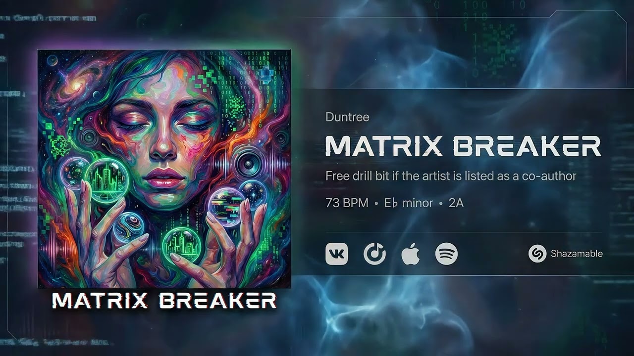 Matrix Breaker — Drill Type Beat (Open Verse) | 73 BPM | E♭ minor | prod. Duntree