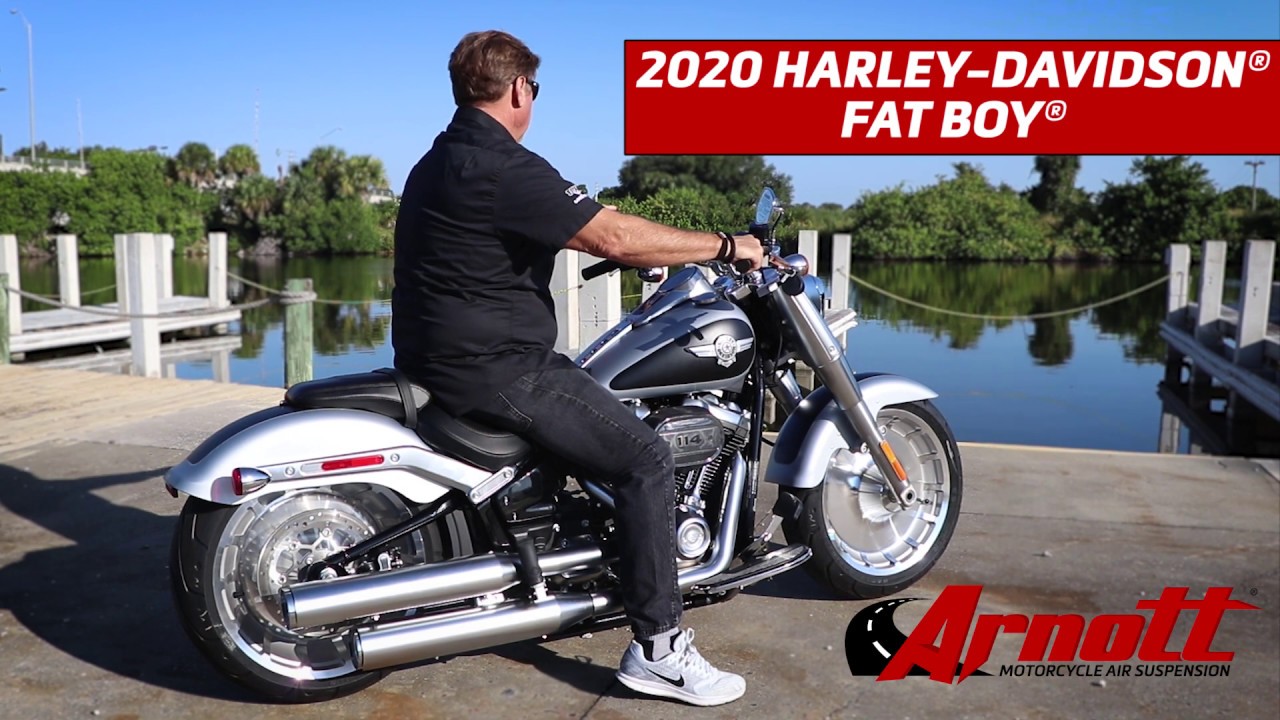 Watch 2020 H-D&reg; Softail Fat Boy with Arnott Adjustable Air Suspension