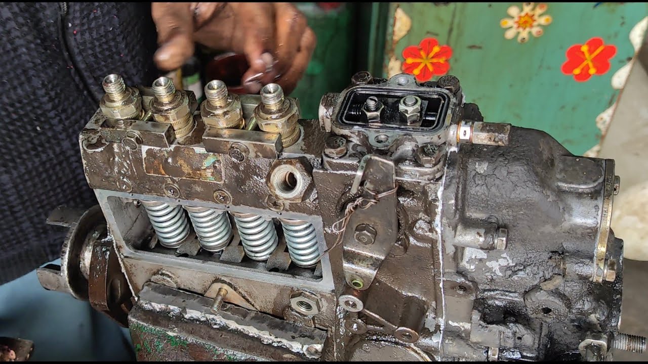 how to inline diesel pump fully repair Toyota jeep - Toyota 13b engine diesel pump repair