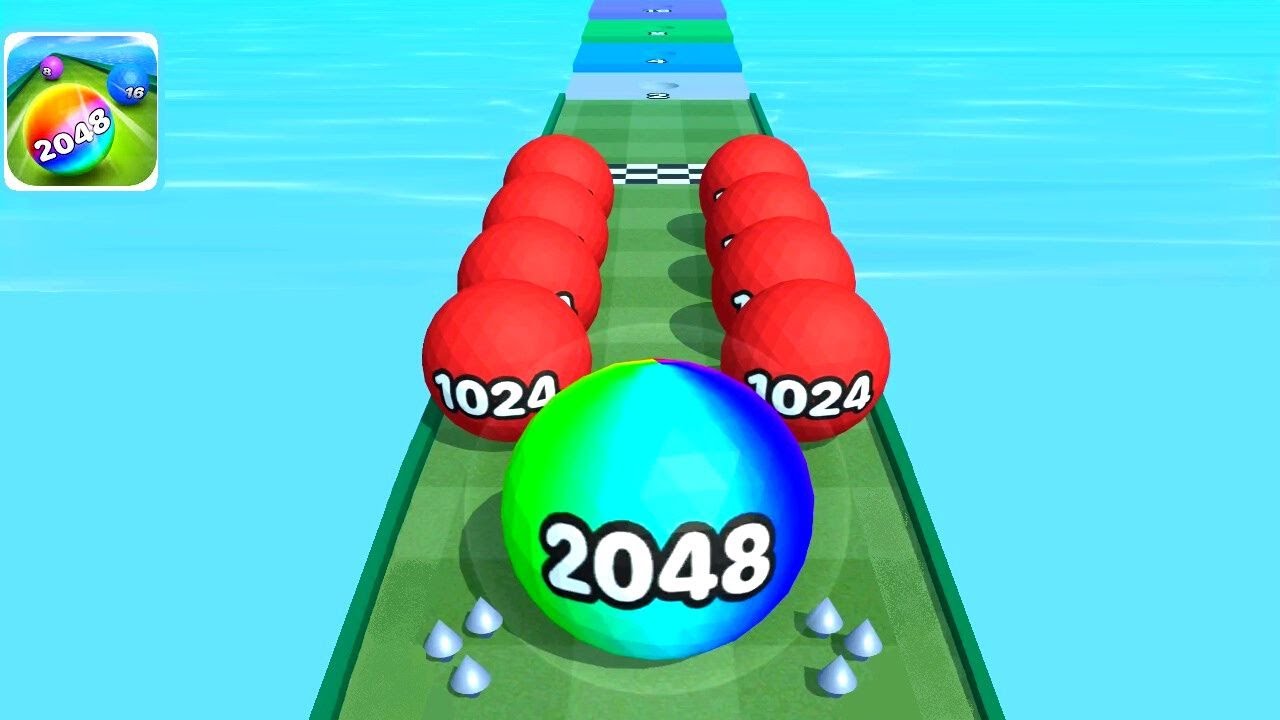 2048 Golf Ball Runner ! All Levels Gameplay (19-26) android, ios