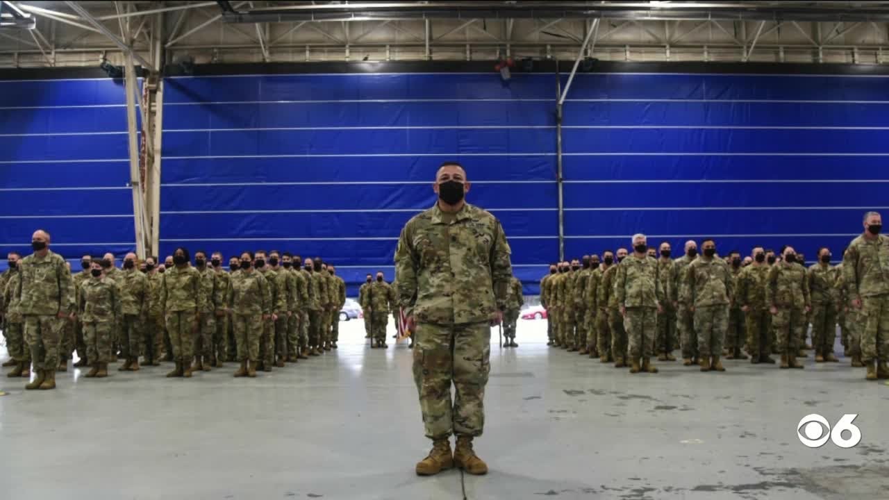Virginia National Guard soldiers honored before overseas deployment
