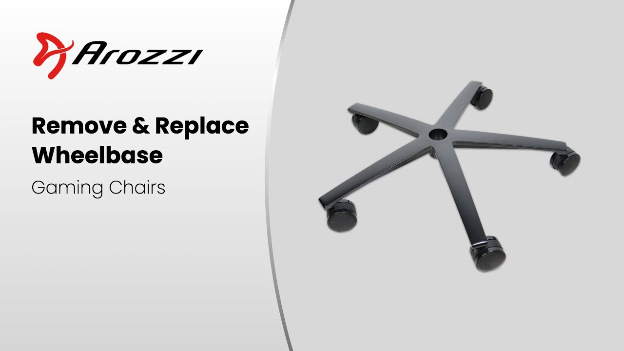 Remove & Replace Wheelbase - Gaming Chairs