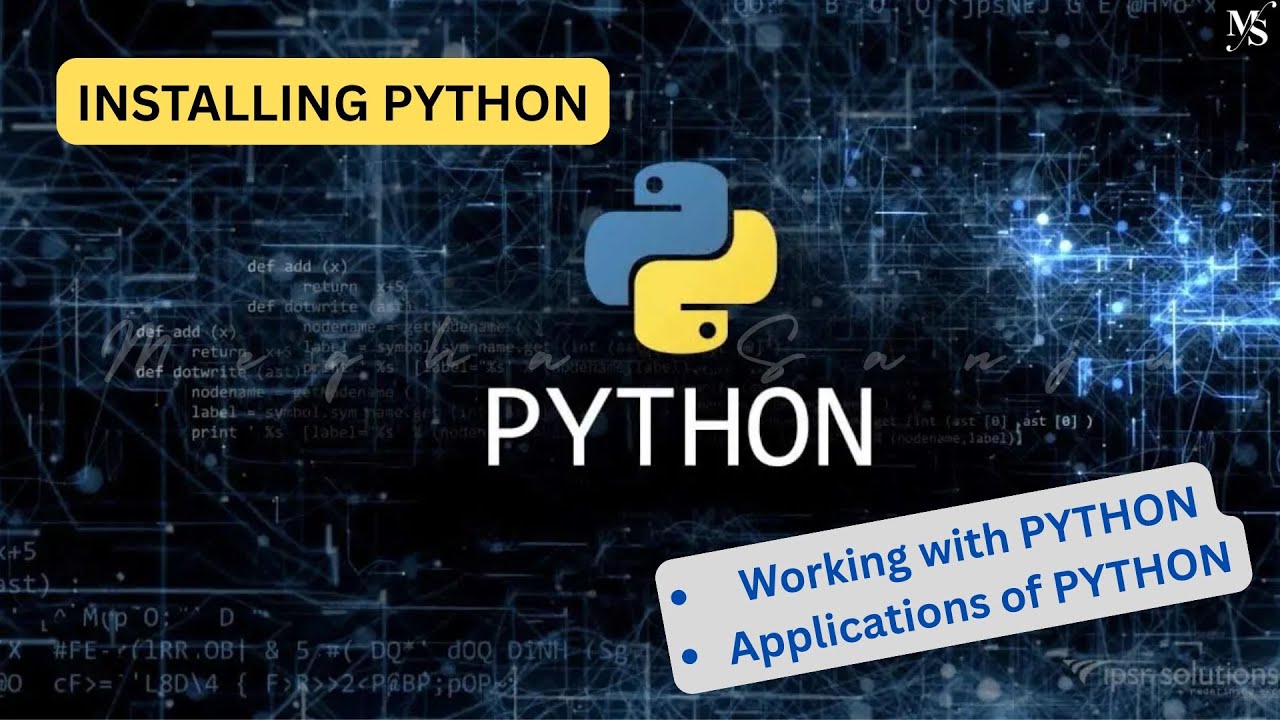 Installing Python for Beginners 💻🐍|Applications & Working Explained |From Install to Code|First Code