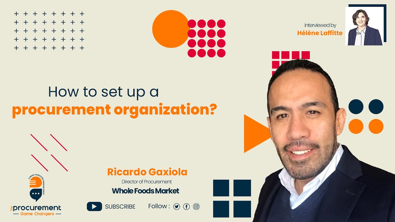 How to set up a procurement organization?