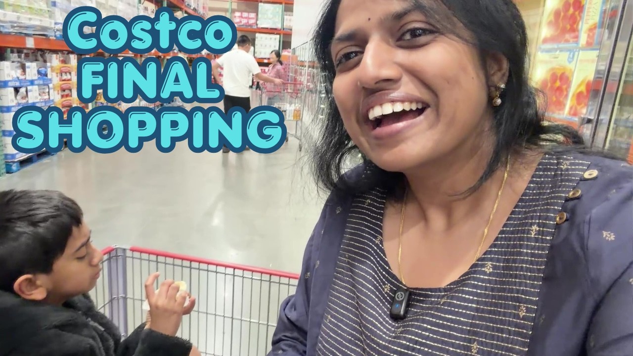 Before India trip🇮🇳Final Costco Shopping~ Budget Shopping  ~Avoid  பண்ண முடியல~ Family Travelervlog
