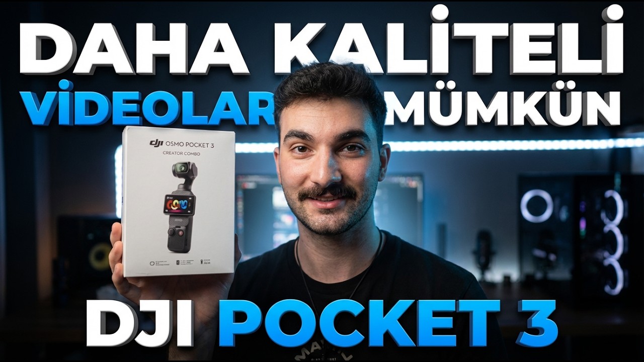 DJI OSMO POCKET 3 İlk Bakış! I #dahakalitelivideolarmümkün