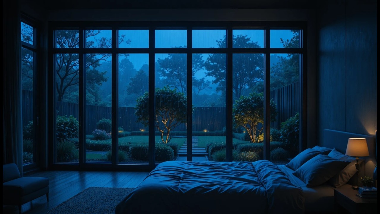 Heavy Rain Ambience for Sleeping -- Fall Asleep FAST & Beat Insomnia