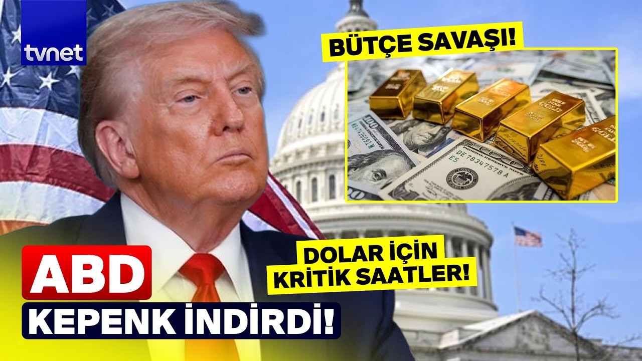 ABD Hükümeti kapandı, piyasalar sarsıldı! Dolar ve Altın ne olur? Bütçe paketindeki kritik madde!