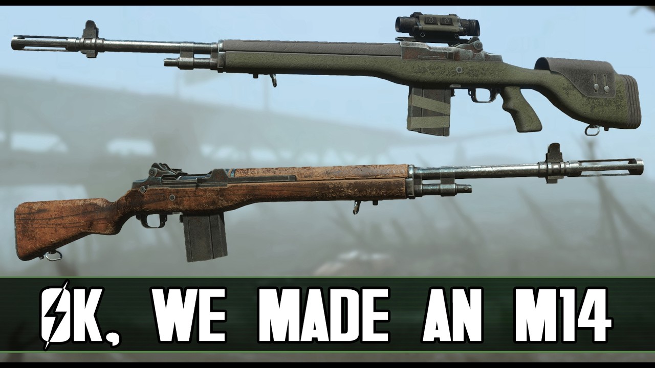 Новый мод для M14 в Fallout 4!