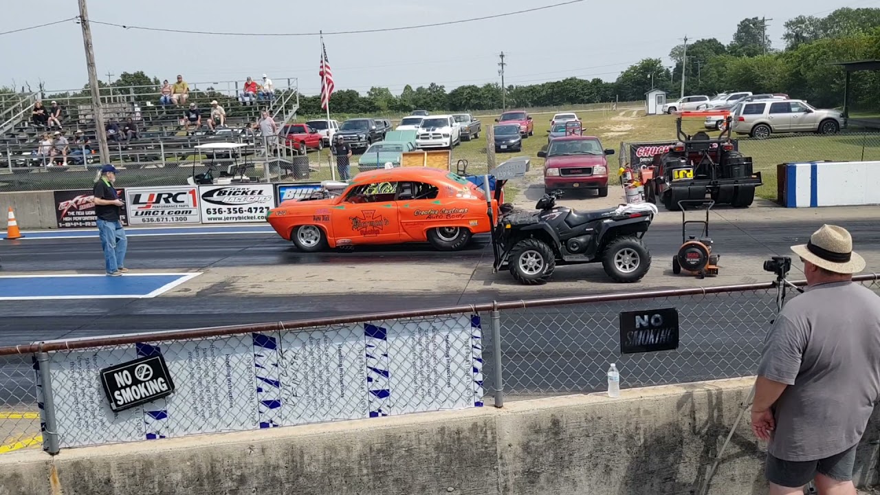 Insane Blown Henry J Drag Car 6.66 pass at Jeffers Motorsports Park